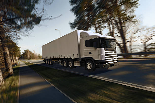 istock Truck on the road 490525519
