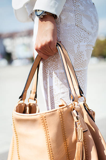 istock Young businesswoman with a briefcase 490547682
