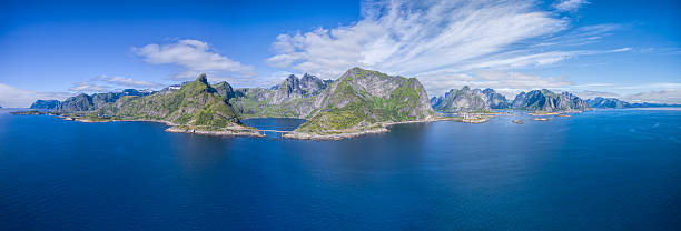 istock Panorama of Lofoten islands 490548570