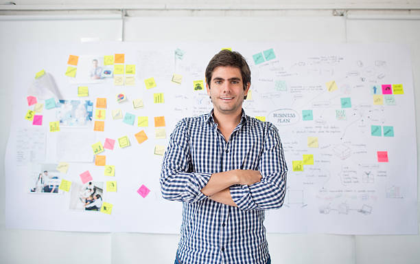istock Creative business man at the office 490549684