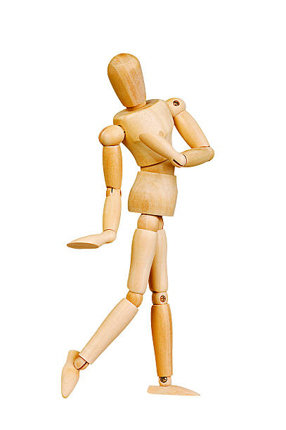 istock figure wooden human makes shows experiences emotional action white background 490553148