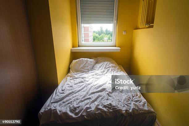 Bedroom Fragment Stock Photo - Download Image Now - Bedroom, Small, Narrow