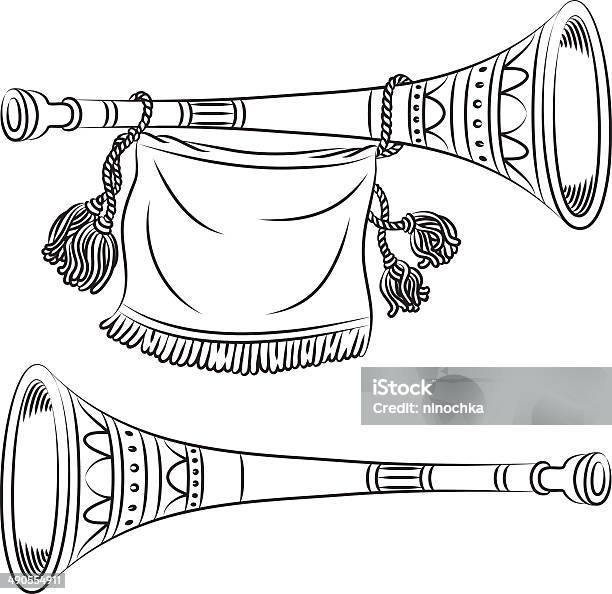 Horn Stock Illustration - Download Image Now - Abstract, Blues Music, Brass Band