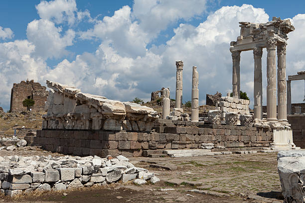 istock Temple of Trajan at Acropolis of Pergamon 490555657