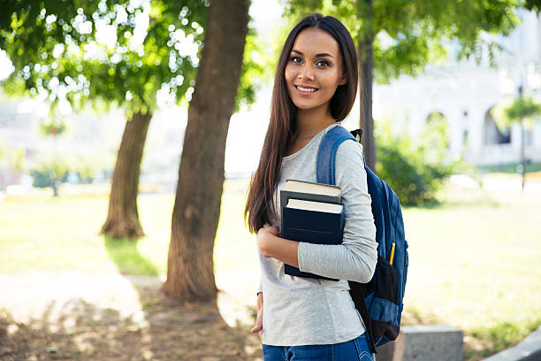 istock Portrait of a beautiful smiling student 490556610