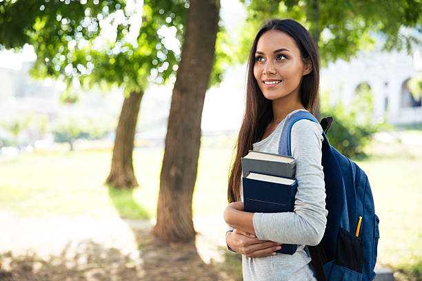 istock Portrait of a smiling female student 490556678