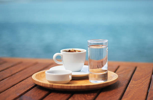 istock Turkish coffee on the sea 490556997