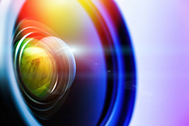 istock Close-up of camera lens 490557010
