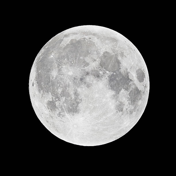 Full Moon - super moon Full moon in perygee - called "Super Moon". Picture taken with 1200mm newtonian telescope and DSLR. meteor crater photos stock pictures, royalty-free photos & images