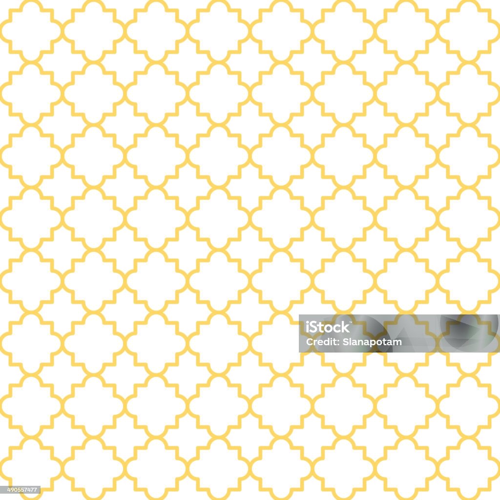 Quartrafore Pattern Quatrefoil Lattice Pattern Stock Illustration - Download Image Now ...