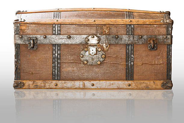 istock Close up old metal casket 490558471