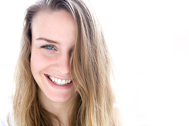 istock Cute young woman smiling 490558763