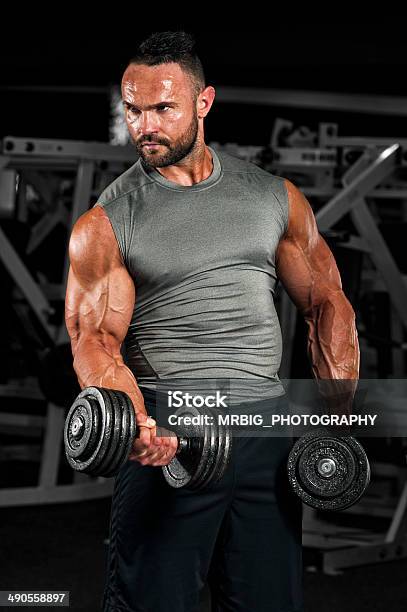 Body Building In Progress Stock Photo - Download Image Now - Active Lifestyle, Adult, Anaerobic Exercise