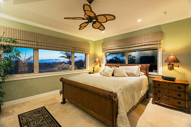 istock Beautiful Bedroom Interior in New Luxury Home, 490558945