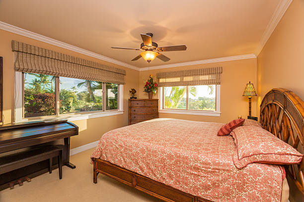 istock Beautiful Bedroom Interior in New Luxury Home, 490558947