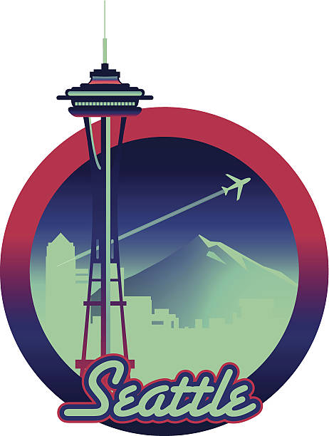 Seattle Symbol vector art illustration
