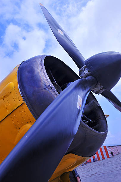 istock Propeller of Airplane 490560789
