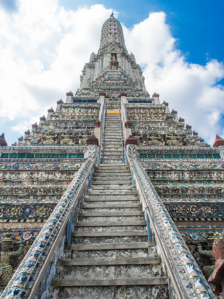 istock The Temple of Dawn Wat Arun and blue sky 490561111