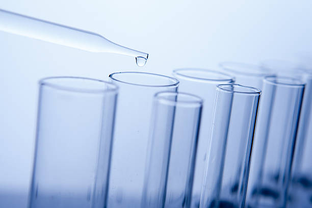 istock Close up of a test lab tube 490577787