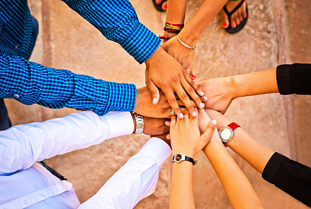 istock Friends With Their Hands Together 490577977