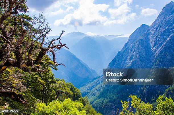 Samaria Canyon In Crete Stock Photo - Download Image Now - Samaria Gorge, Crete, Mountain