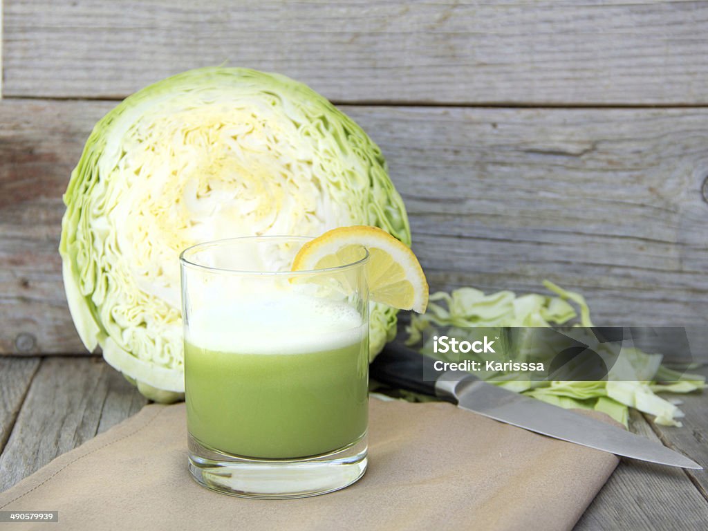Fresh cabbage juice Brassica Stock Photo