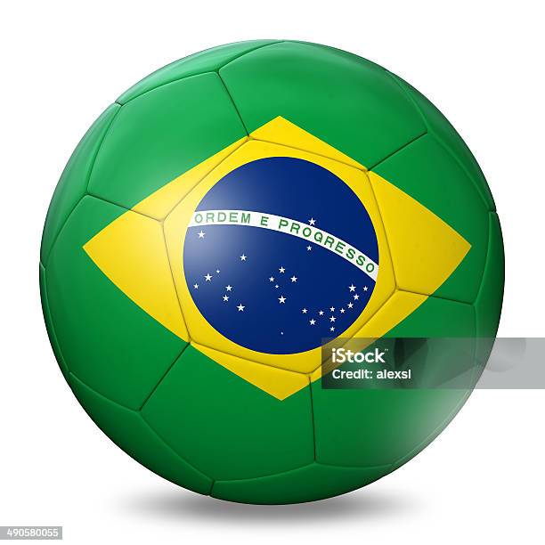 Brasilien Fußball Stockfoto und mehr Bilder von 2014 - 2014, Brasilianische Flagge, Brasilien