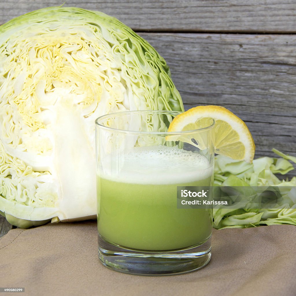 Fresh cabbage juice Brassica Stock Photo