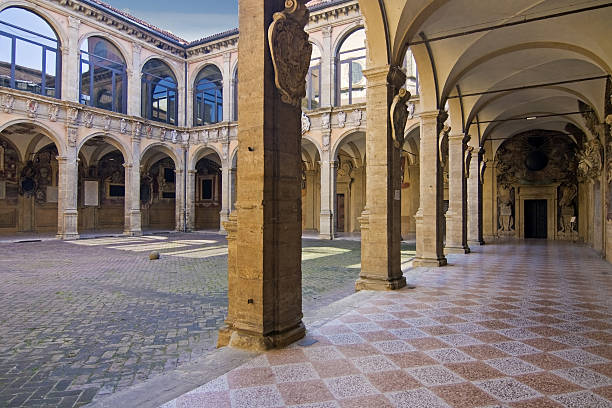 istock view of archiginnasio - bologna 490581601