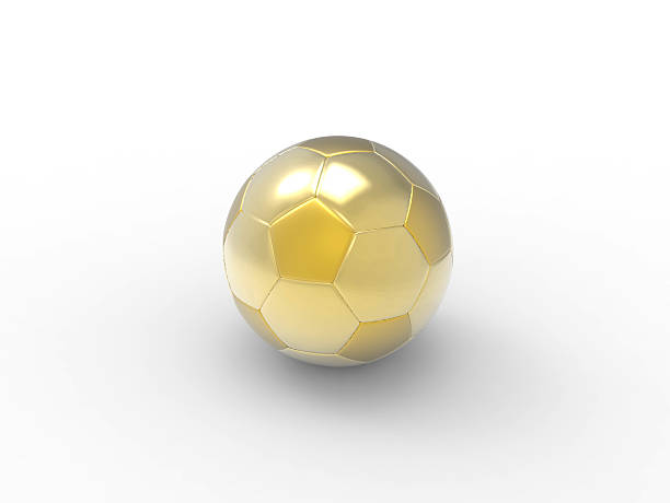 istock Golden soccer ball 490582439