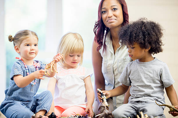 istock Children Playing with Animals at Day Care 490582496