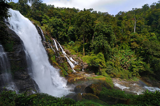 istock Wachirathan Waterfall in doi inthanon , chiangmai thailand 490585310