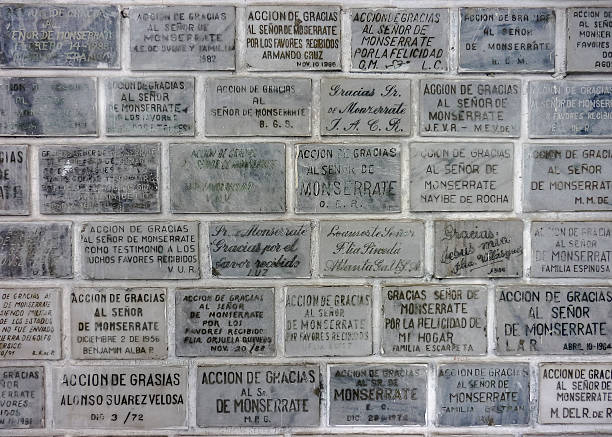 istock Marble Inscriptions with Texts of Thanks to God 490587584