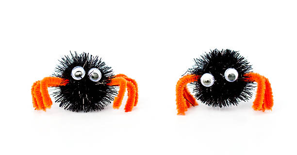 istock Halloween craft home decorations and ornaments, isolated on white background 490588662