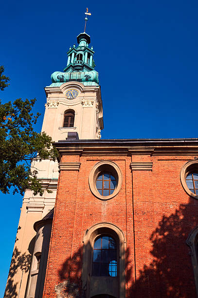 The church tower of the former Protestant church in Leszno
