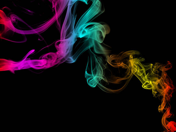 istock Abstract Smoke graphic colorful background. 490589320