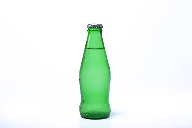 istock Glass bottle of minarel water 490590812