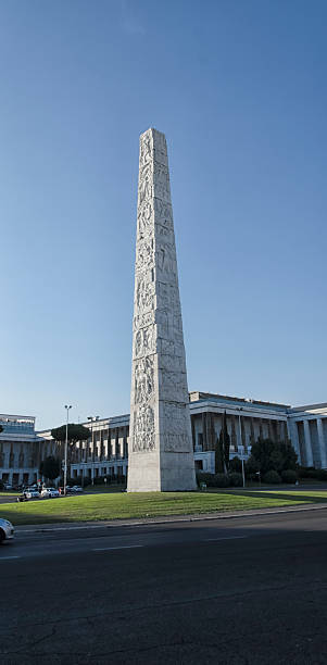 istock Rationalist obelisk of Rome 490591410