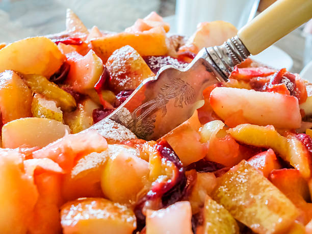 cheesecake con frutas - diat fotografías e imágenes de stock