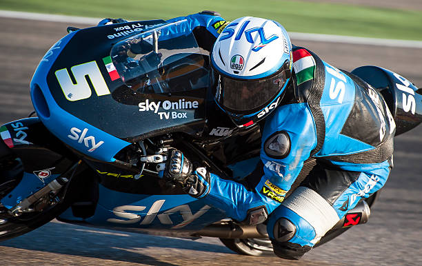 gp aragão motogp. fenati romano - corrida de motos - fotografias e filmes do acervo