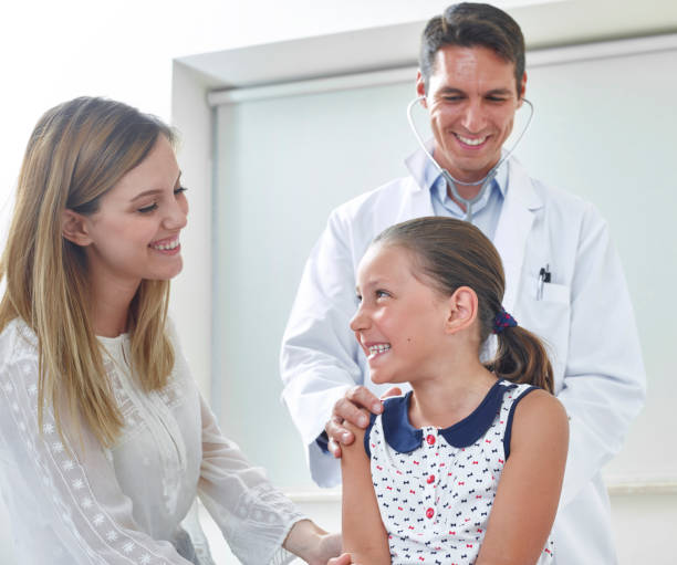 istock Doctor examining girl 490607916