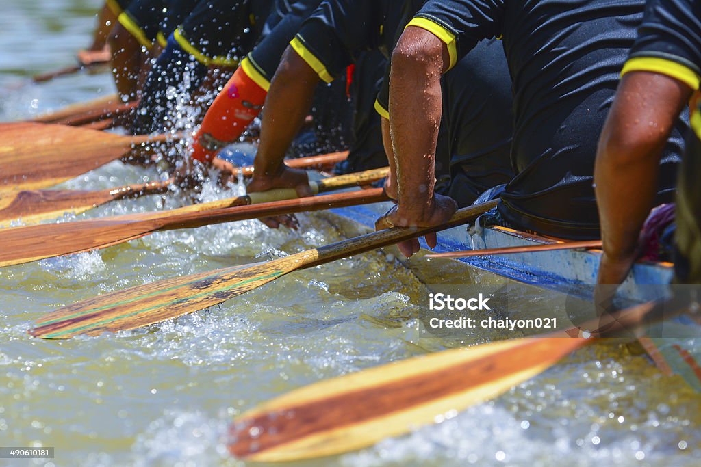 rowing team-Rennen - Lizenzfrei Sportmannschaft Stock-Foto