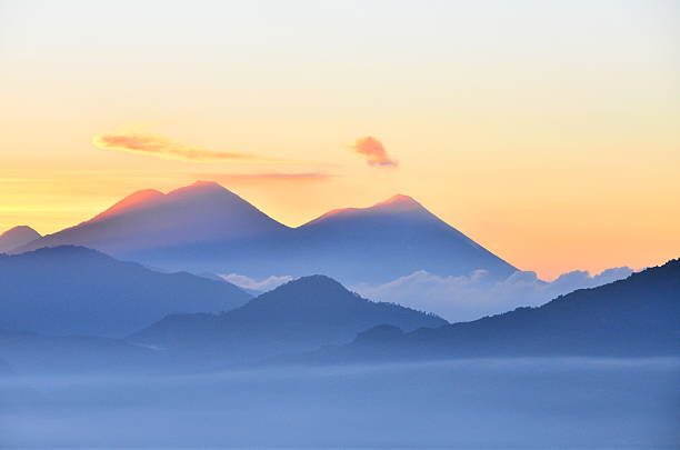 istock Highland with vulcanos in Guatemala 490610677