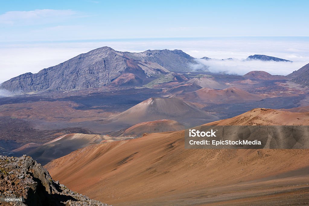 Vulcão Cratera de Haleakala - Royalty-free Adulação Foto de stock