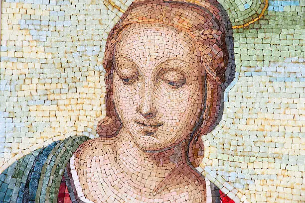 Photo of Mosaic of Virgin Mary