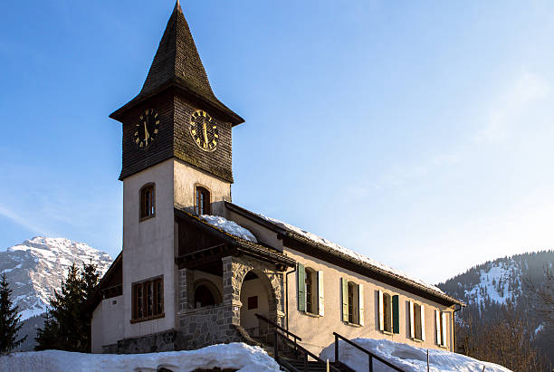 les diablerets - swiss culture european alps gstaad village zdjęcia i obrazy z banku zdjęć