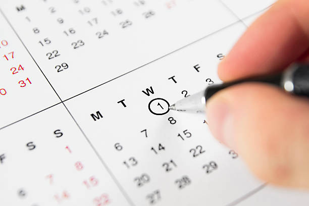 istock First Day of a Month Marked on Calendar 490613044