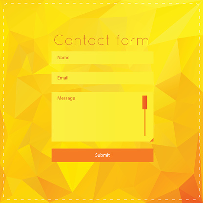 Simple Contact Us Form.pdf Simple Contact Us Form Templates Stock Illustration - Download Image ...