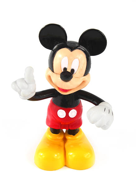 Disney's Mickey Mouse Trowbridge, Wiltshire, UK - May 07, 2014: Photograph of a Mickey Mouse plastic toy or figurine. disney world stock pictures, royalty-free photos & images