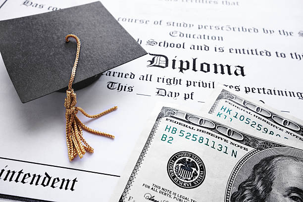 istock diploma cash 490613589